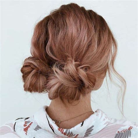 cute low messy bun|low messy bun step by.